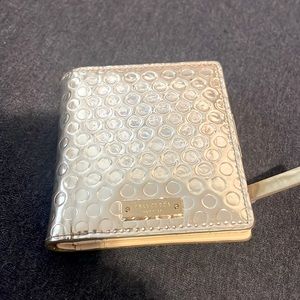 Metallic Silver Kate Spade Wallet